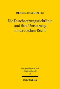 Book Cover for Die Durchsetzungsrichtlinie Und Ihre Umsetzung Im Deutschen Recht by DurhamTübingen Research Symposium on Earliest Christianity and Judaism, Stephen C Barton, Loren T Stuckenbruck, Benjamin G Wold