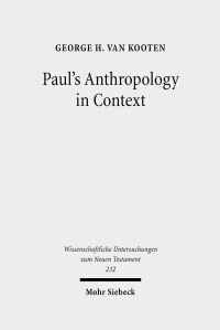 Book Cover for Paul's Anthropology in Context by George H van Kooten