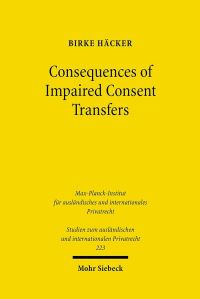 Book Cover for Consequences of Impaired Consent Transfers by Birke Hacker