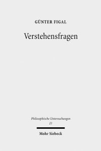 Book Cover for Verstehensfragen by Gunter Figal
