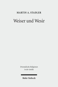 Book Cover for Weiser Und Wesir by Martin A Stadler