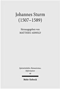 Book Cover for Johannes Sturm (1507-1589) by Adela Yarbro Collins, Margaret M Mitchell