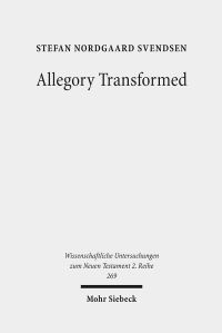Book Cover for Allegory Transformed by Stefan N Svendsen