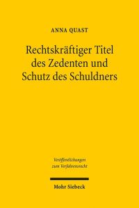 Book Cover for Rechtskraftiger Titel Des Zedenten Und Schutz Des Schuldners by Peter University of Muenster Lawin Germany, Joseph University of Muenster Zander Germany, Burghard Weidler, Alan Ladak