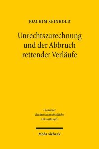 Book Cover for Unrechtszurechnung Und Der Abbruch Rettender Verlaufe by MC Hirsch, HA Rieder, C Koch, M All of the Institute for Normal and Pathological Physiology Huber