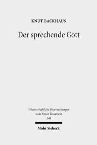 Book Cover for Der Sprechende Gott by Knut Backhaus