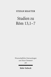 Book Cover for Studien Zu Rom 13,1-7 by Stefan Krauter