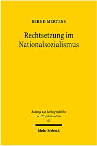 Book Cover for Rechtsetzung Im Nationalsozialismus by Volker Leppin
