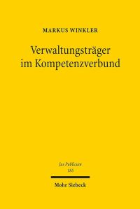 Book Cover for Verwaltungstrager Im Kompetenzverbund by Markus Winkler