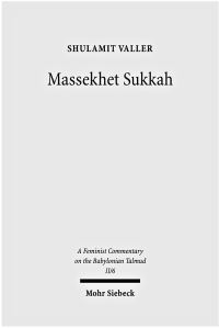 Book Cover for Massekhet Sukkah by Volker Leppin