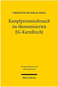 Book Cover for Kampfpreismissbrauch Im Okonomisierten EG-Kartellrecht by Thorsten W Pries