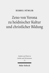 Book Cover for Zeno Von Verona Zu Heidnischer Kultur Und Christlicher Bildung by Barbel Dumler