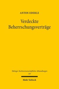 Book Cover for Verdeckte Beherrschungsvertrage by Timothy D Barnes