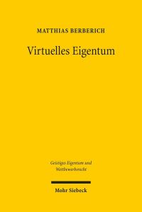 Book Cover for Virtuelles Eigentum by Timothy D Barnes