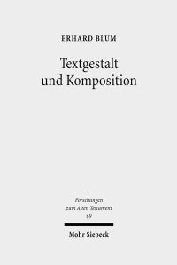 Book Cover for Textgestalt Und Komposition by Erhard Blum