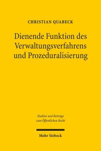 Book Cover for Dienende Funktion Des Verwaltungsverfahrens Und Prozeduralisierung by Timothy D Barnes