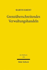Book Cover for Grenzuberschreitendes Verwaltungshandeln by Martin Kment
