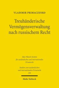 Book Cover for Treuhanderische Vermogensverwaltung Nach Russischem Recht by Vladimir Primaczenko