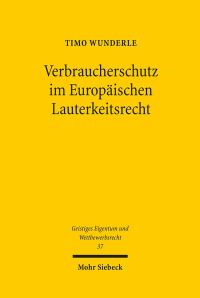 Book Cover for Verbraucherschutz Im Europaischen Lauterkeitsrecht by MC Hirsch, HA Rieder, C Koch, M All of the Institute for Normal and Pathological Physiology Huber