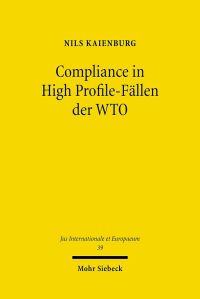 Book Cover for Compliance in High Profile-Fallen Der WTO by Nils Kaienburg