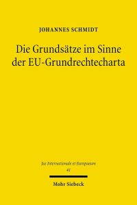 Book Cover for Die Grundsatze Im Sinne Der EU-Grundrechtecharta by Johannes Schmidt