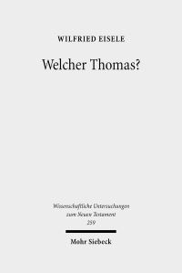 Book Cover for Welcher Thomas? by Wilfried Eisele