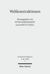 Book Cover for Weltkonstruktionen by Annette Zgoll, Peter Gemeinhardt