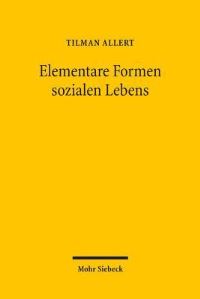 Book Cover for Elementare Lebensformen Sozialen Lebens by Horst Dreier
