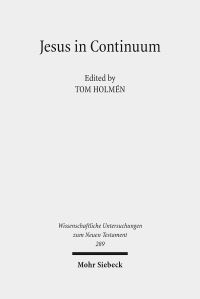Book Cover for Jesus in Continuum by Tom Holmen