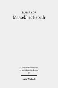 Book Cover for Massekhet Betsah by Horst Dreier