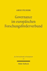 Book Cover for Governance Im Europaischen Forschungsforderverbund by Arne Pilniok