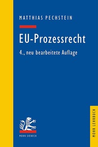 Book Cover for EU-Prozessrecht by Matthias Pechstein