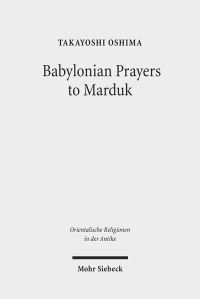 Book Cover for Babylonian Prayers to Marduk by Takayoshi Oshima