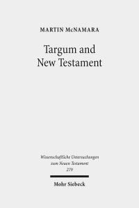 Book Cover for Targum and New Testament by Martin McNamara