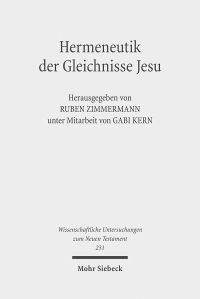 Book Cover for Hermeneutik Der Gleichnisse Jesu by Ruben Zimmermann, Gabi Kern