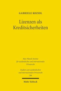 Book Cover for Lizenzen Als Kreditsicherheiten by Gabriele Koziol