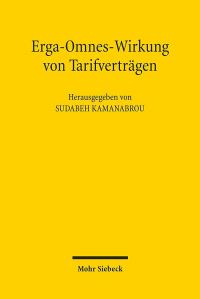 Book Cover for Erga-Omnes-Wirkung Von Tarifvertragen by Sudabeh Kamanabrou