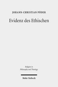 Book Cover for Evidenz Des Ethischen by JohannChristian Poder