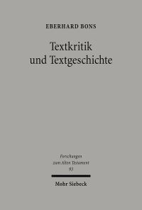 Book Cover for Textkritik Und Textgeschichte by Jörg Menzel, Ralf MüllerTerpitz, Thomas Ackermann