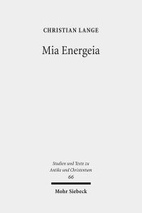 Book Cover for Mia Energeia by Christian Lange