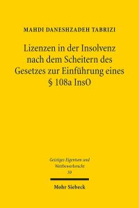 Book Cover for Lizenzen in Der Insolvenz Nach Dem Scheitern Des Gesetzes Zur Einfuhrung Eines 108A InsO by Shimon Gesundheit