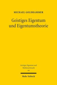 Book Cover for Geistiges Eigentum Und Eigentumstheorie by Shimon Gesundheit