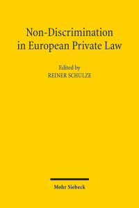 Book Cover for Non-Discrimination in European Private Law by Shimon Gesundheit
