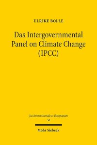 Book Cover for Das Intergovernmental Panel on Climate Change (IPCC) by Ulrike Bolle