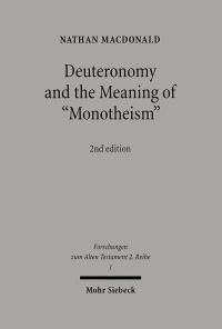 Book Cover for Deuteronomy and the Meaning of 