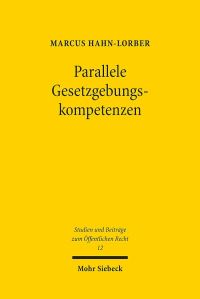 Book Cover for Parallele Gesetzgebungskompetenzen by Charlotte Köckert