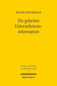 Book Cover for Die Geheime Unternehmensinformation by Charlotte Köckert