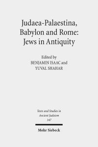 Book Cover for Judaea-Palaestina, Babylon and Rome: by Yuval Shahar, Benjamin Isaac