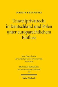 Book Cover for Umweltprivatrecht in Deutschland Und Polen Unter Europarechtlichem Einfluss by Marcin Krzymuski