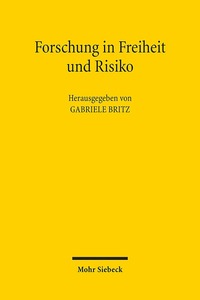 Book Cover for Forschung in Freiheit Und Risiko by Charlotte Köckert